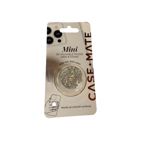 Case-Mate Mini Detachable Phone Grip & Stand With Glitter Effect - Picture 2 of 6